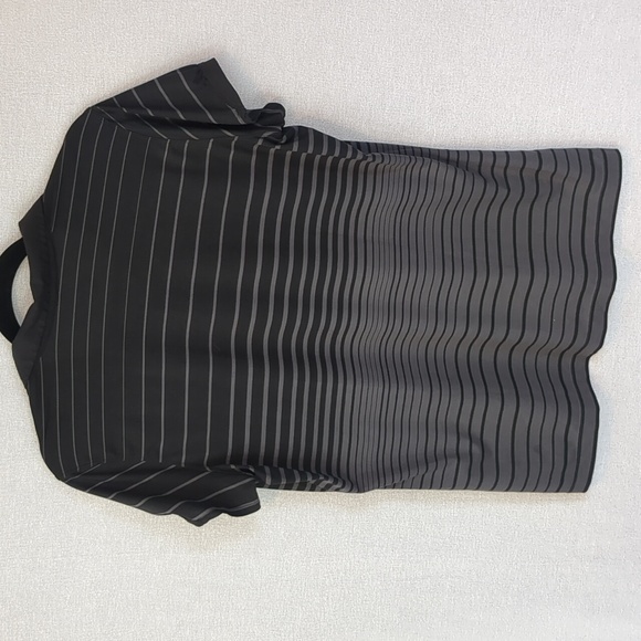 Nike Golf Tour Premium Women's Polo Black and gray stripe Size Large - Picture 8 of 10